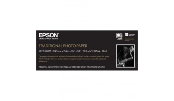 EPSON Traditional Photo Paper 300 g/m2 - 64" x 15 m