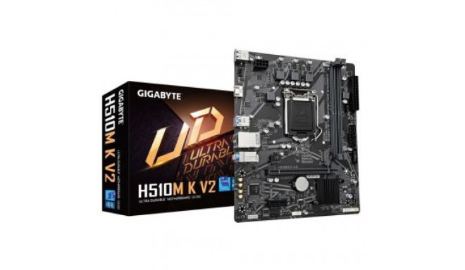 Gigabyte H510M K V2 1.0 M/B Processor family Intel, Processor socket LGA1200, DDR4 DIMM, Memory slot