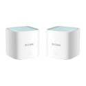 D-link EAGLE PRO AI AX1500 Mesh System M15-2 (2-pack) 802.11ax, 1200+300 Mbit/s, 10/100/1000 Mbit/s,