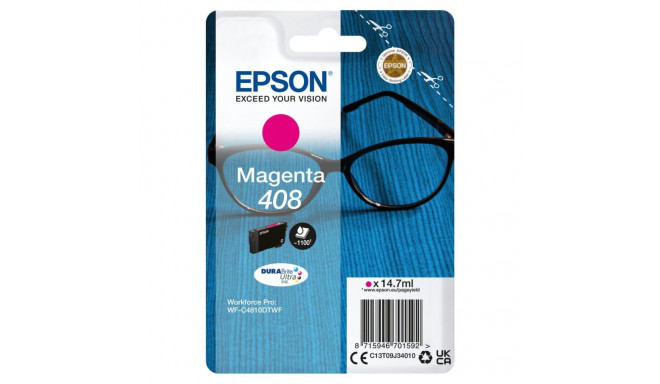 EPSON DURABrite Ultra 408L Ink cartrige, Magenta