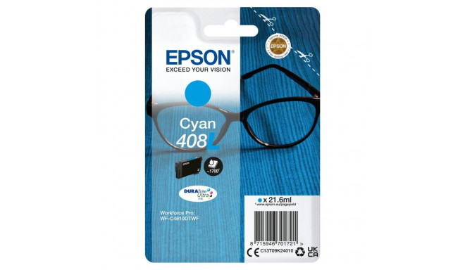 EPSON DURABrite Ultra 408L Ink cartrige, Cyan