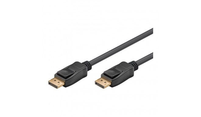 Goobay | DisplayPort ühenduskaabel 1.4 | Must | DisplayPort isane | DisplayPort isane | DP-DP | 2 m