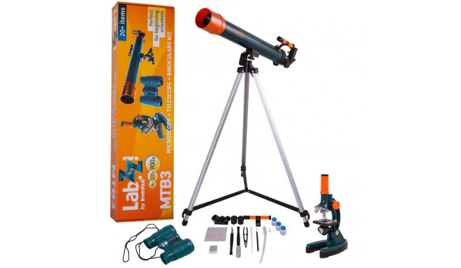 Microscope & Telescope & Binocular Kit  Levenhuk LabZZ MTB3 Plus (experiment kit included)