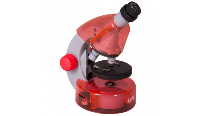 Mikroskoop lastele, Levenhuk LabZZ M101 Orange, 40x-640x, koos katsekomplektiga