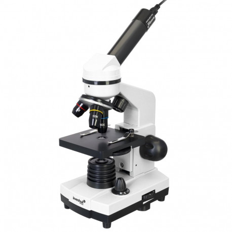 Digital Microscope Levenhuk Rainbow D2L 40x-400x Moonstone with experimental kit and digit