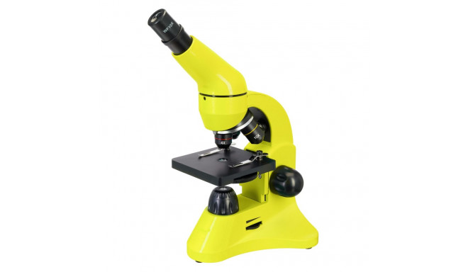 Microscope Levenhuk Rainbow 50L Lime 40x - 800x with experimental kit K50