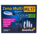 Levenhuk Zeno Multi ML17 Black Magnifier 2/5/16x