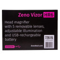 Levenhuk Zeno Vizor HR6 Head Rechargeable Magnifier 1.5x/2x/2.5x/3x/3.5x/8x