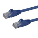 StarTech.com 15m CAT6 Ethernet Cable - Blue CAT 6 Gigabit Ethernet Wire -650MHz 100W PoE RJ45 UTP Ne