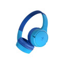 Belkin SoundForm Mini Headset Wired & Wireless Head-band Music Micro-USB Bluetooth Blue