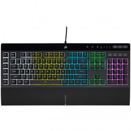 Corsair K55 RGB PRO keyboard Gaming USB QWERTZ German Black