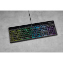 Corsair K55 RGB PRO mänguklaviatuur, RGB LED - must