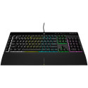 Corsair K55 RGB PRO keyboard Gaming USB QWERTZ German Black