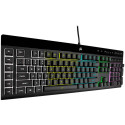 Corsair K55 RGB PRO keyboard Gaming USB QWERTZ German Black