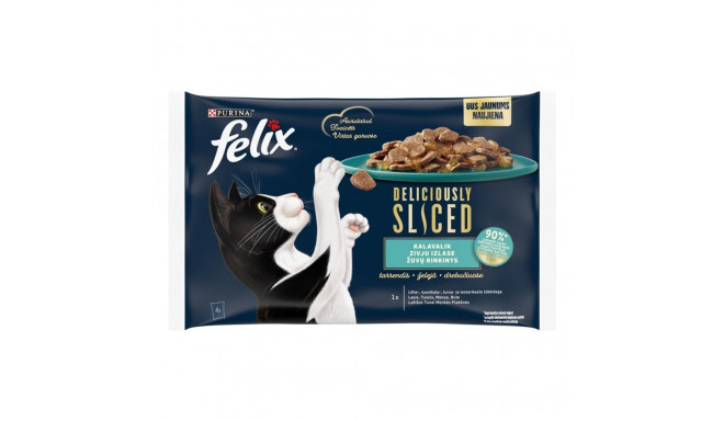 CAT FOOD WET FELIXOCEAN SELECTION 4X80G