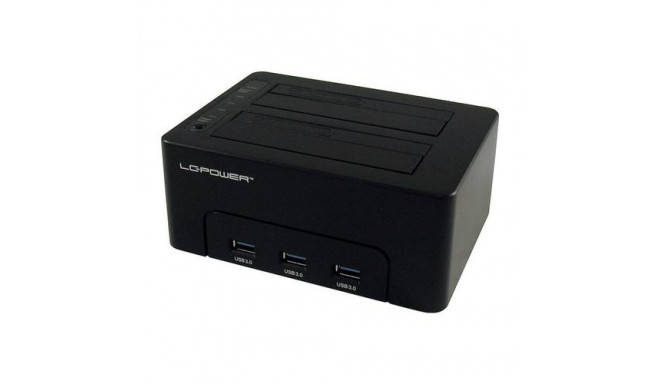 LC-Power LC-DOCK-U3-HUB storage drive docking station USB 3.2 Gen 1 (3.1 Gen 1) Type-B Black