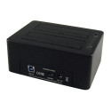 LC-Power LC-DOCK-U3-HUB storage drive docking station USB 3.2 Gen 1 (3.1 Gen 1) Type-B Black