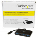 StarTech.com 4-Port USB-C Hub - USB-C to 4x USB-A - USB 3.0 Hub - Bus Powered~4-Port USB-C Hub - USB