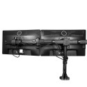 StarTech.com Desk Mount Triple Monitor Arm - Ergonomic VESA 3 Monitor Mount up to 27&quot; - Art