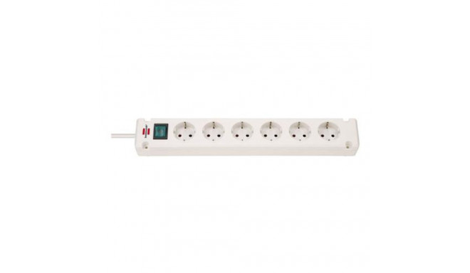 Brennenstuhl 1150650326 power extension 3 m 6 AC outlet(s) Indoor White