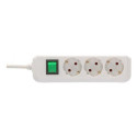 Brennenstuhl 1152920 power extension 5 m 3 AC outlet(s) Indoor White