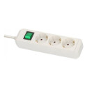 Brennenstuhl 1152920 power extension 5 m 3 AC outlet(s) Indoor White