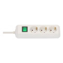 Brennenstuhl 1152920 power extension 5 m 3 AC outlet(s) Indoor White