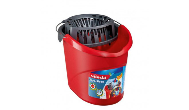 Vileda Super Mocio mopping system/bucket Single tank Red