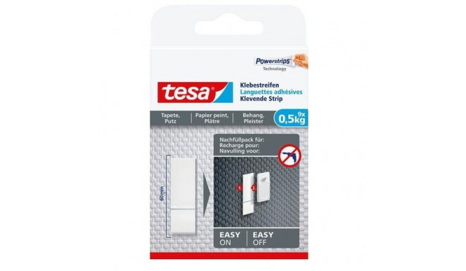TESA Adhesive Strips for Wallpaper &amp; Plaster 0.5kg