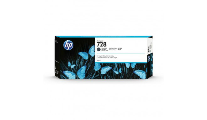 HP 728 300-ml Matte Black DesignJet Ink Cartridge