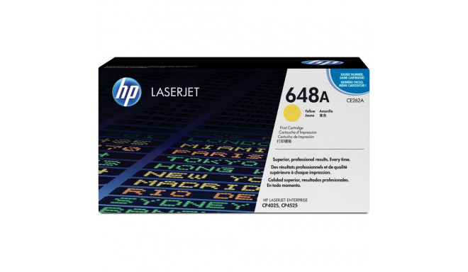 "HP Toner 648A CE262A Gelb bis zu 11.000 Seiten"