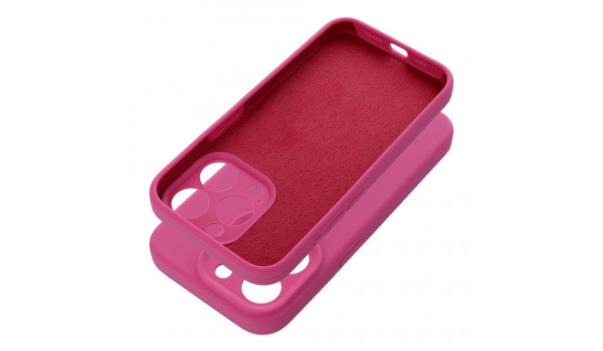 Case for iPhone 16 PRO MAX Silicone 2mm (camera protection) pink