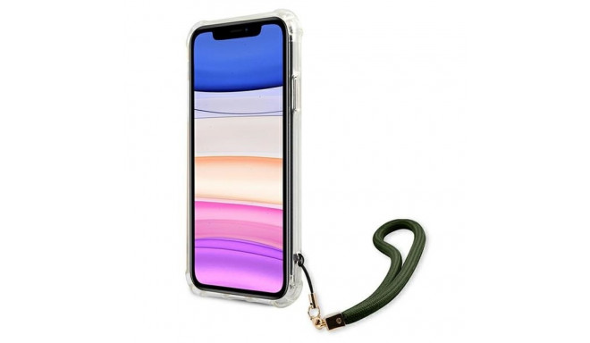 Guess GUHCN61KSARKA iPhone 11 6.1" / Xr khaki kõvakaanega ümbris Camo Collection