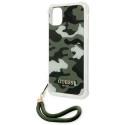 Guess GUHCN61KSARKA iPhone 11 / Xr 6.1" roheline/khaki kõvakate Camo Kollektsioon