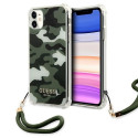 Guess GUHCN61KSARKA iPhone 11 / Xr 6.1" green/khaki hardcase Camo Collection