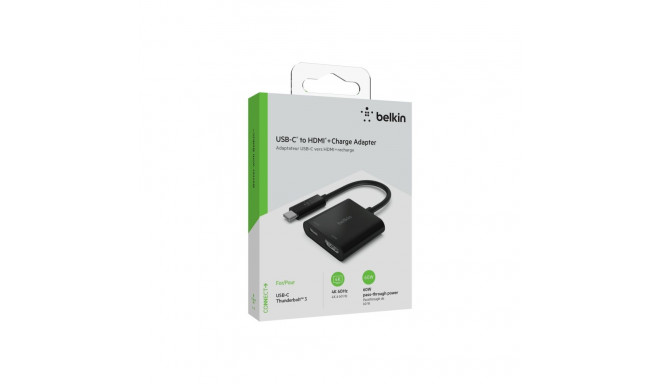 Belkin | USB-C to HDMI + Power Adapter | USB-C to HDMI