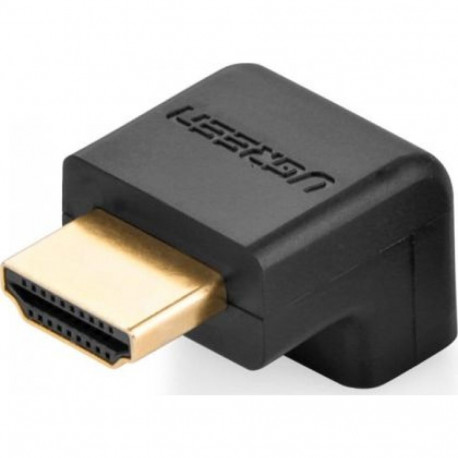 Ugreen 20109 Hdmi 2.0 Spraudnis (Type A) uz HDMI Ligzda Lejpusē 90 gr. leņķa (Type A) adapters ar 4K
