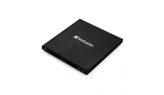 Verbatim External Slimline optical disc drive Blu-Ray RW Black