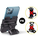 Wozinsky phone holder for bicycle, black (WBHBK3)