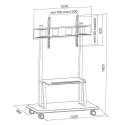 Techly ICA-TR31 siltide kuvamise kinnitus 3,05 m (120") Must