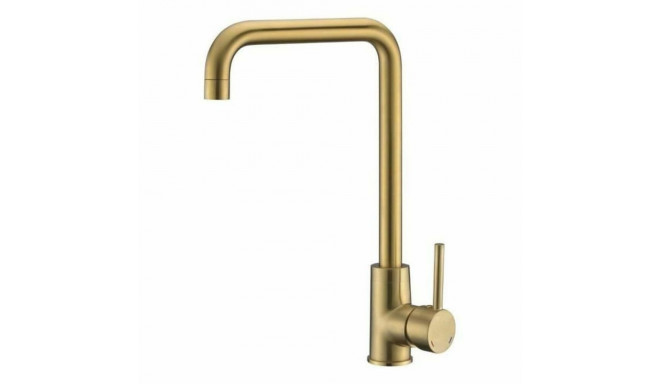 Mixer Tap Rousseau Grey Stainless steel Brass Rectangular