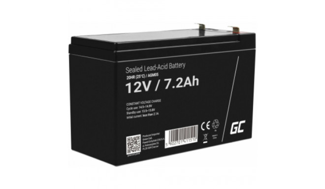 Green Cell AGM05 UPS battery Sealed Lead Acid (VRLA) 12 V 7.2 Ah