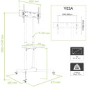 Techly põrandakäru riiulitoega LCD / LED / Plasma 30-65" ICA-TR6