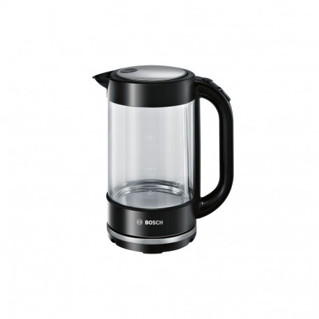 Bosch TWK70B03 electric kettle 1.7 L 2400 W Black, Transparent