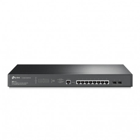 TP-Link Omada 8-portiline 2.5GBASE-T ja 2-portiline 10GE SFP+ L2+ hallatav lüliti 8-portilise PoE+-g