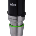 Braun MultiQuick 9 MQ 9187XLI 0,6 L saumikser 1200 W must, roostevaba teras
