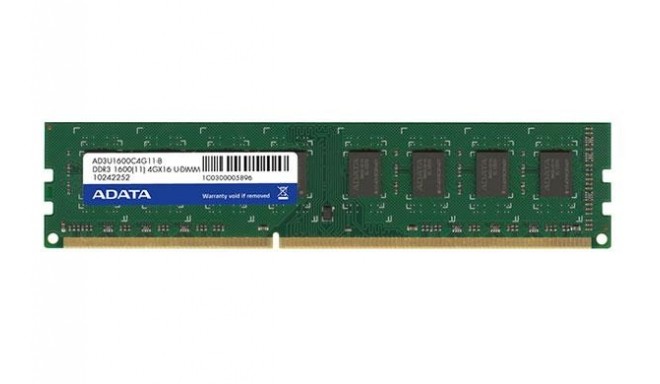 DDR3 Adata 8GB (2x4GB) 1600MHz CL11 1.5V