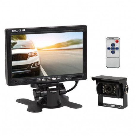 78-600# tagurduskaamera Blow BVS-549 + monitor 7"