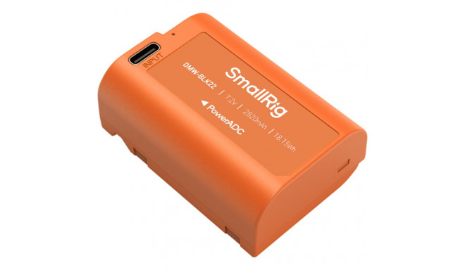 SmallRig aku USB-C Panasonic DMW-BLK22, oranž (4979)
