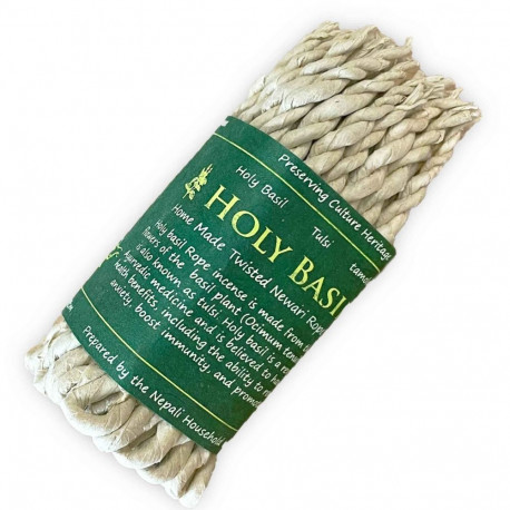 Nepali Rope Pure Herbs Holy Basil Rope Incense